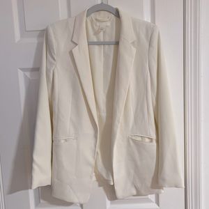 H&M Women’s Blazer - Off-white - Size 8